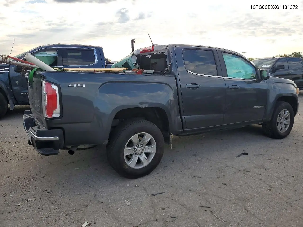 2016 GMC CANYON VIN 1GTG6CE3XG1181372 — фото 3