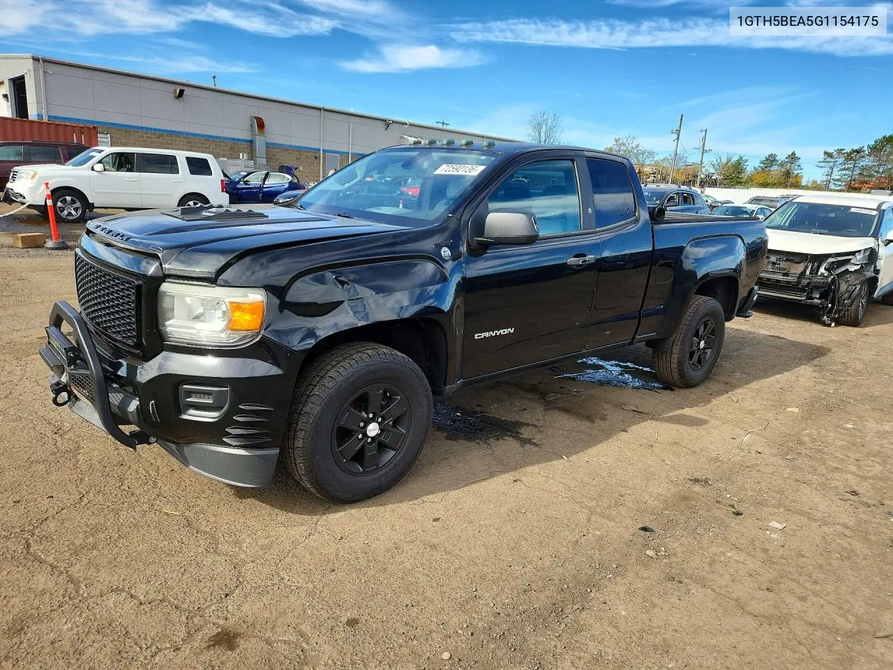 GMC CANYON 2016, VIN 1GTH5BEA5G1154175