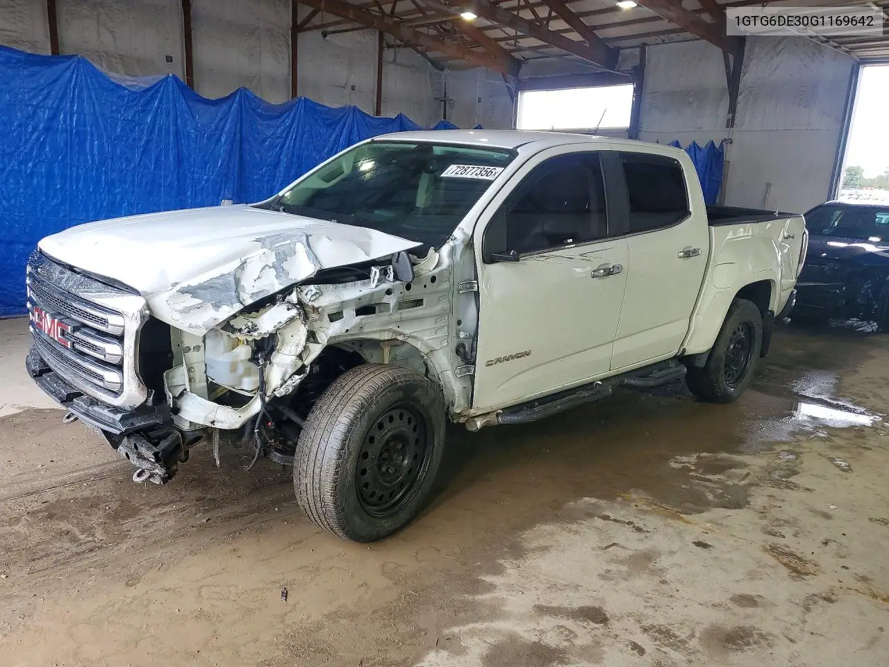 GMC CANYON 2016, VIN 1GTG6DE30G1169642
