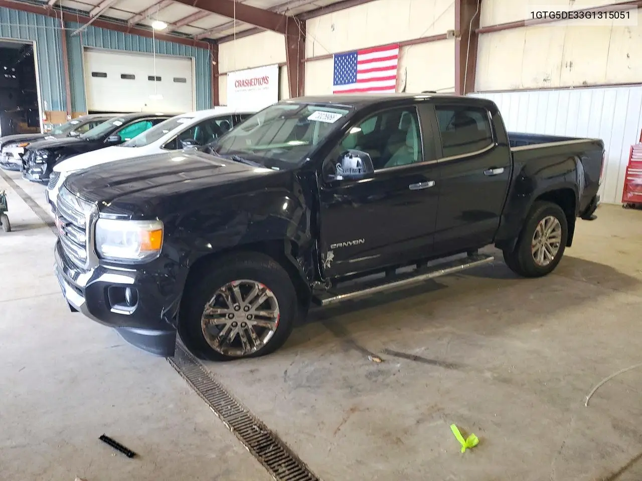 GMC CANYON 2016, VIN 1GTG5DE33G1315051