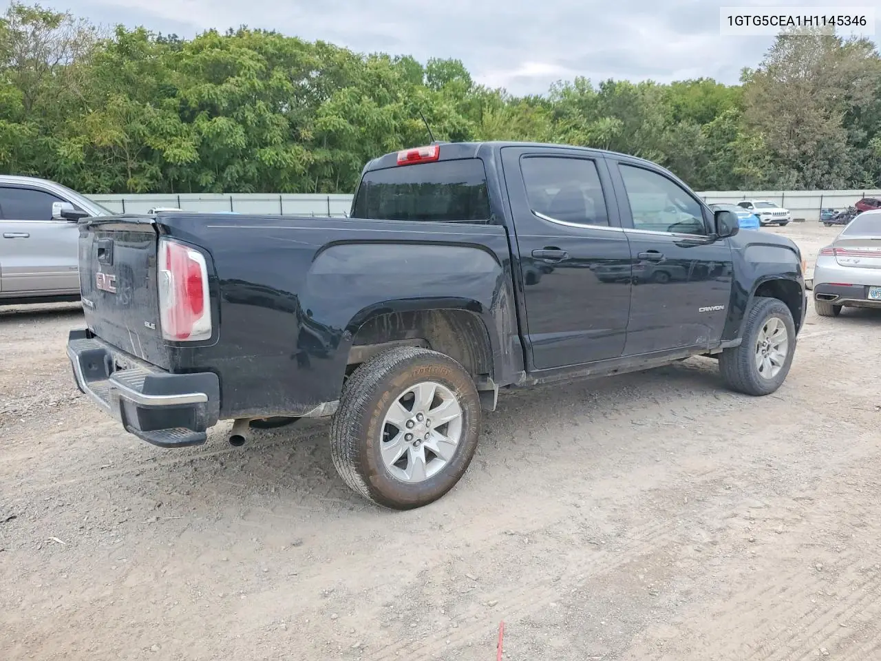 2017 GMC CANYON VIN 1GTG5CEA1H1145346 — фото 3