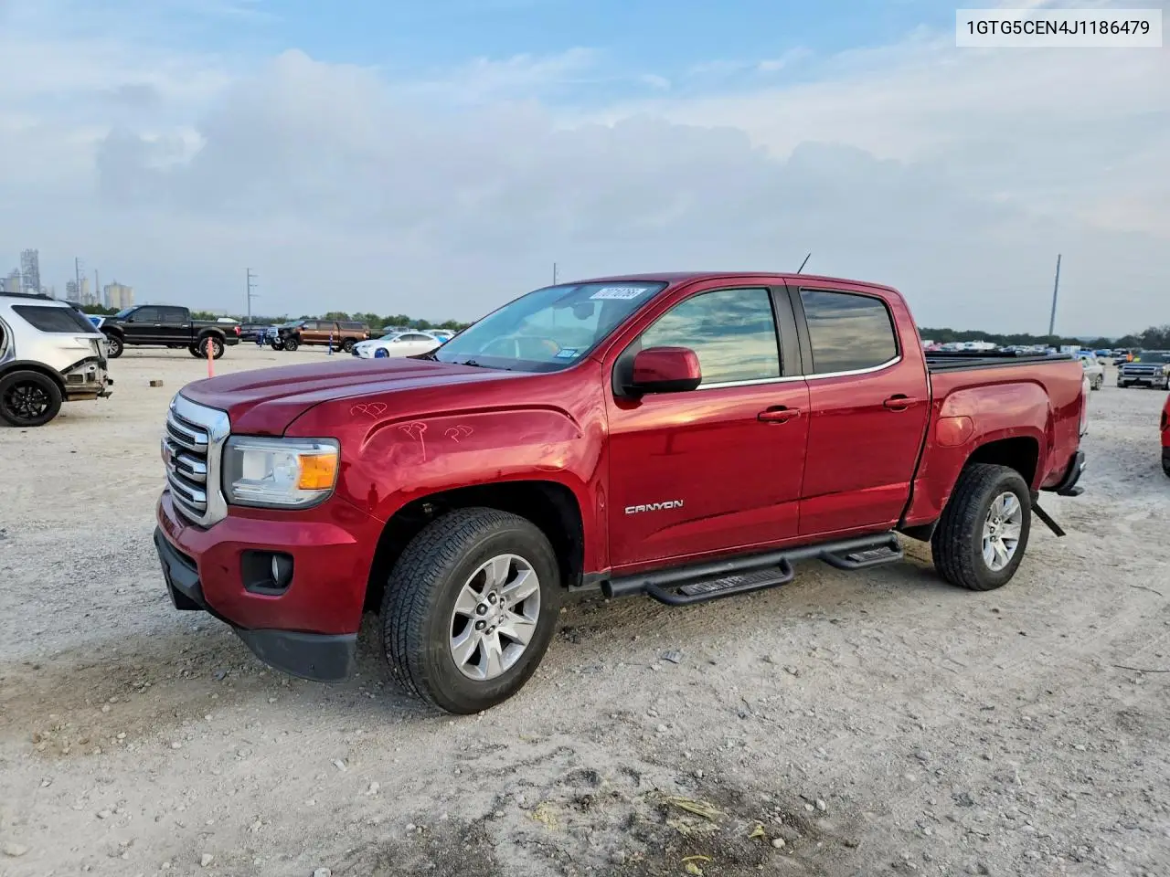 GMC CANYON 2018, VIN 1GTG5CEN4J1186479