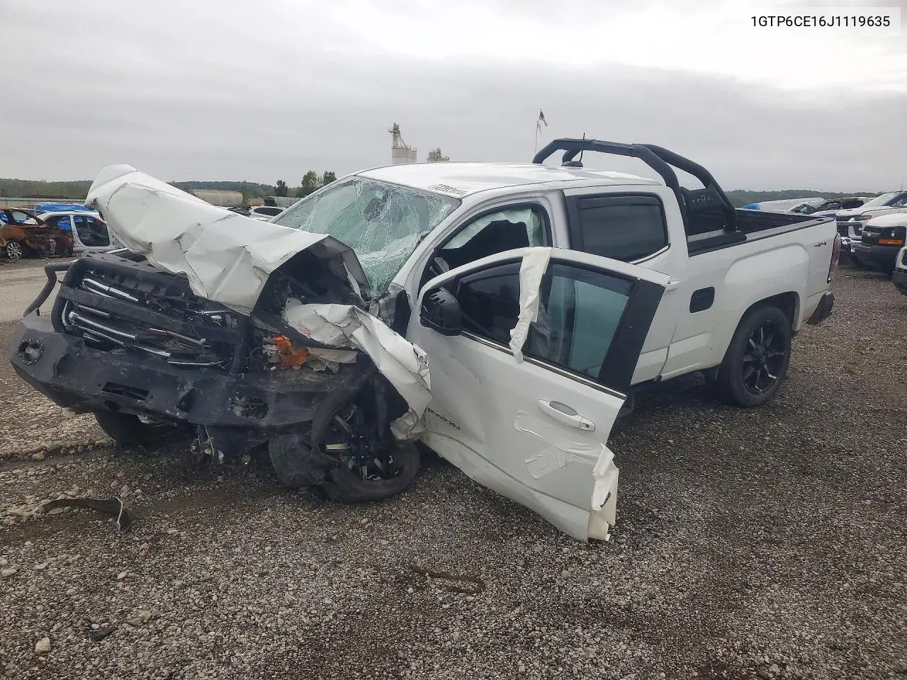GMC CANYON 2018, VIN 1GTP6CE16J1119635