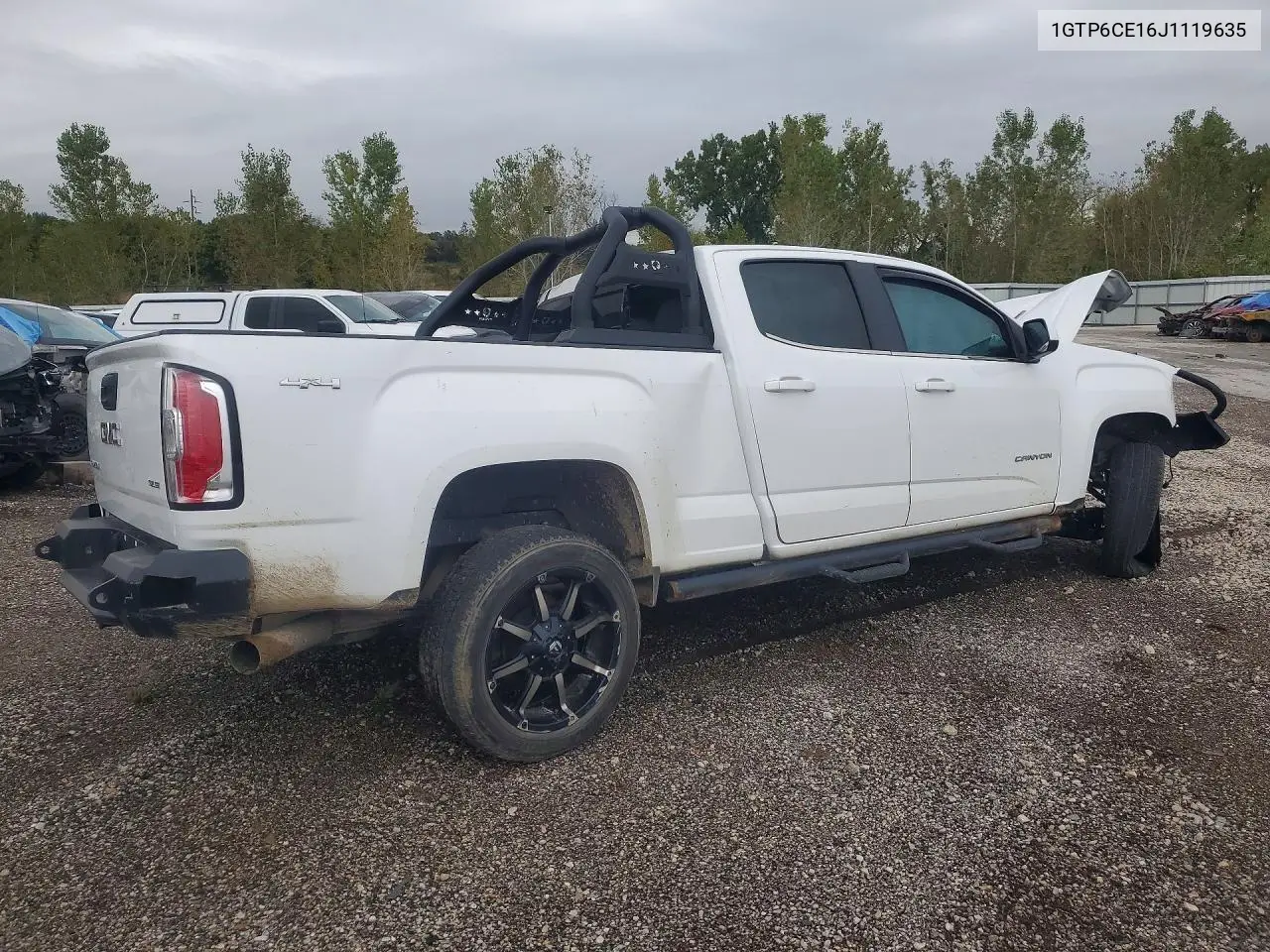 2018 GMC CANYON VIN 1GTP6CE16J1119635 — фото 3