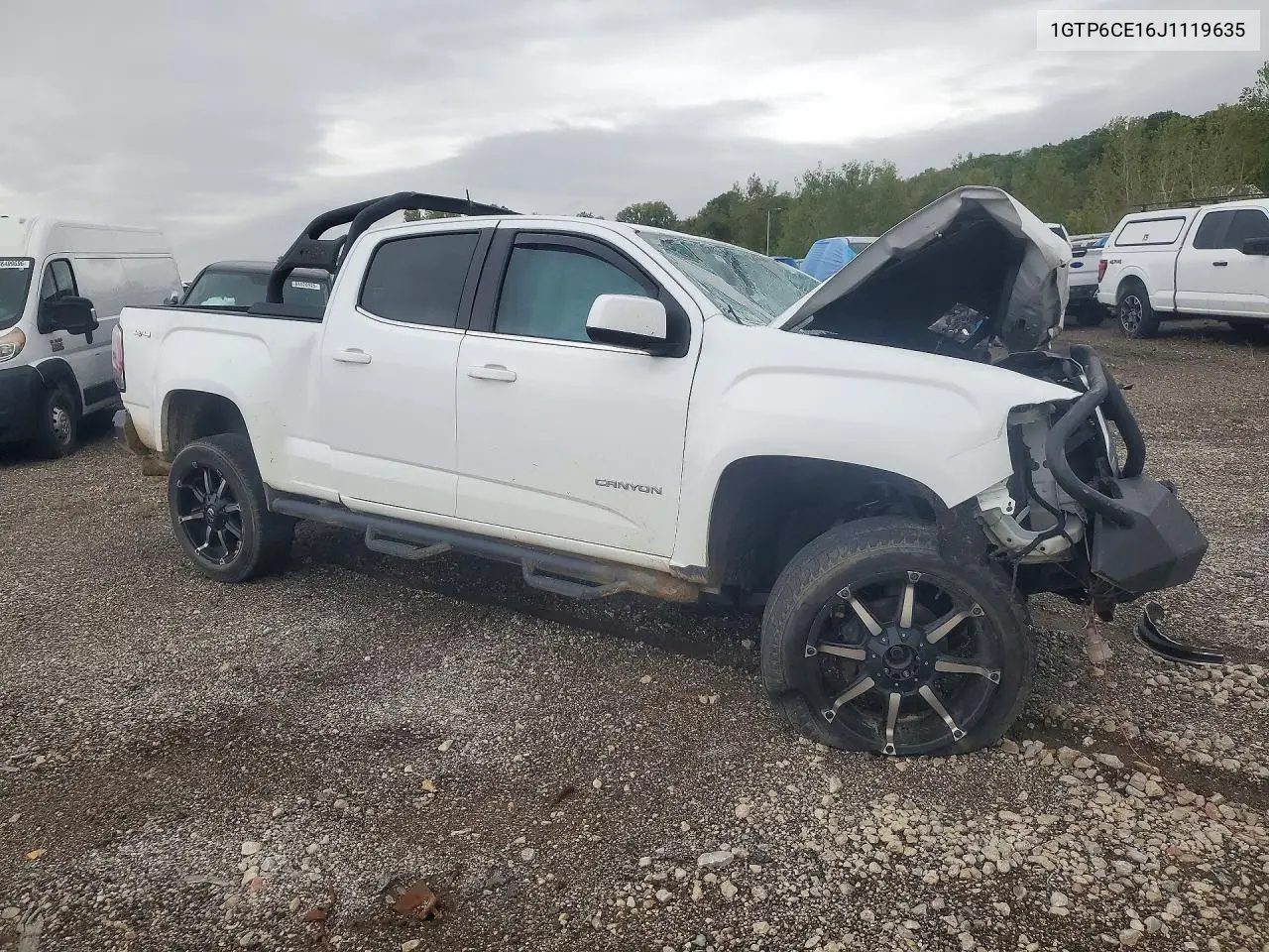 2018 GMC CANYON VIN 1GTP6CE16J1119635 — фото 4