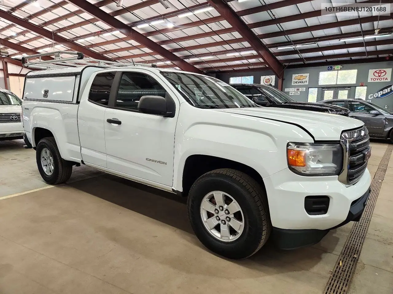 2018 GMC CANYON VIN 1GTH6BEN8J1201688 — фото 4