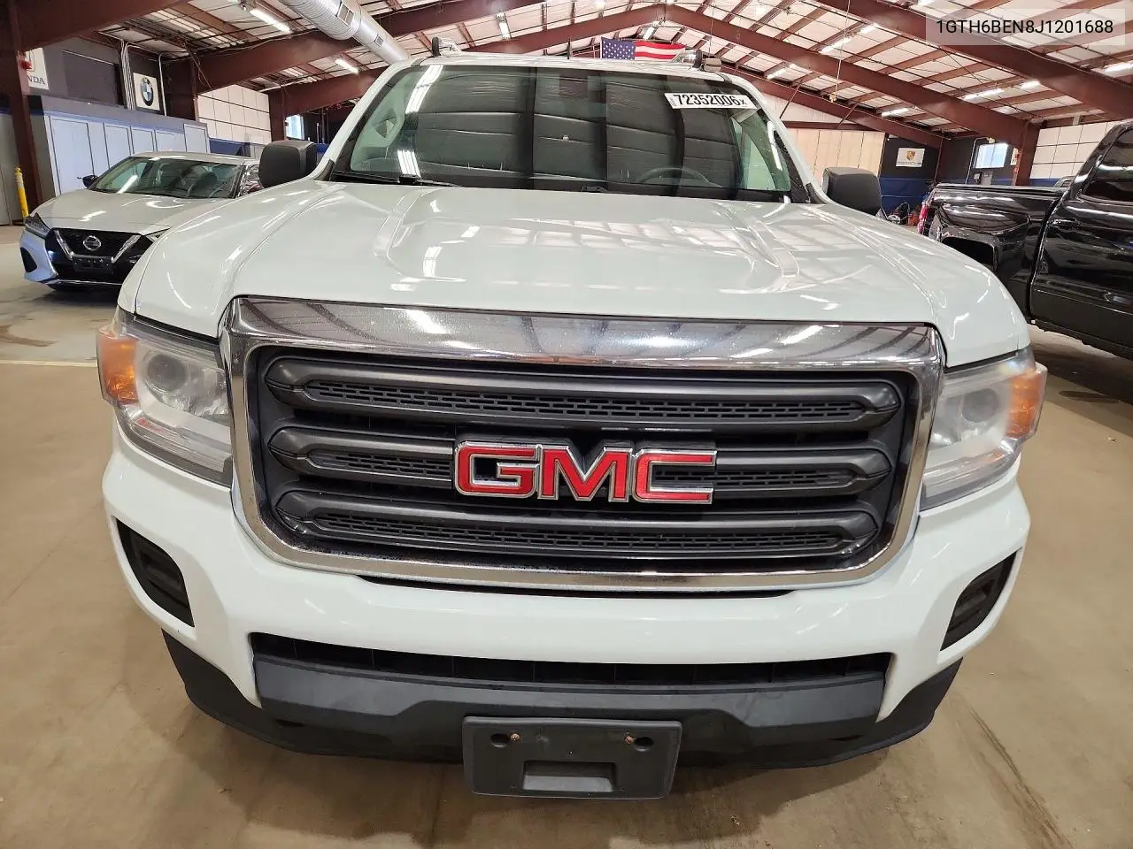 2018 GMC CANYON VIN 1GTH6BEN8J1201688 — фото 5
