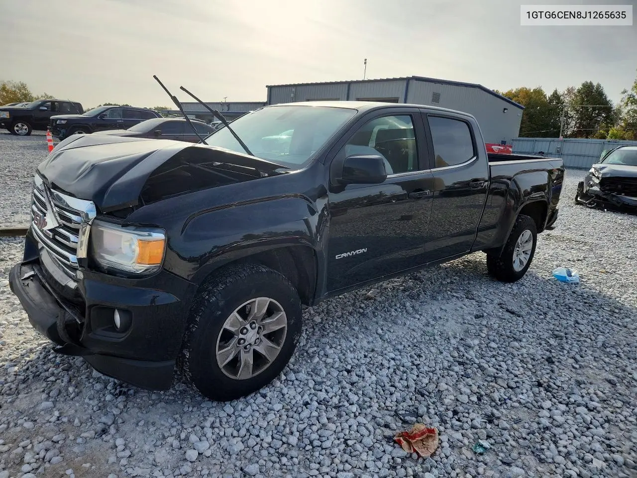 GMC CANYON 2018, VIN 1GTG6CEN8J1265635