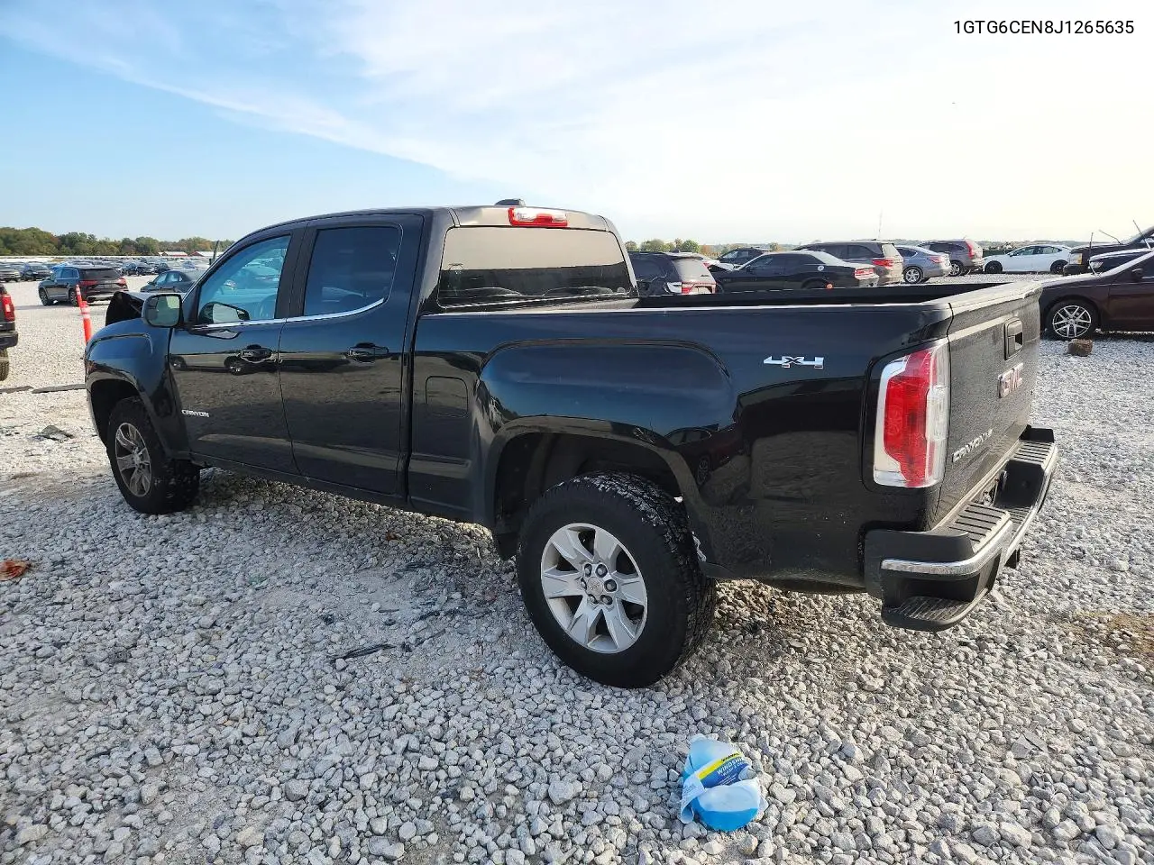 2018 GMC CANYON VIN 1GTG6CEN8J1265635 — фото 2
