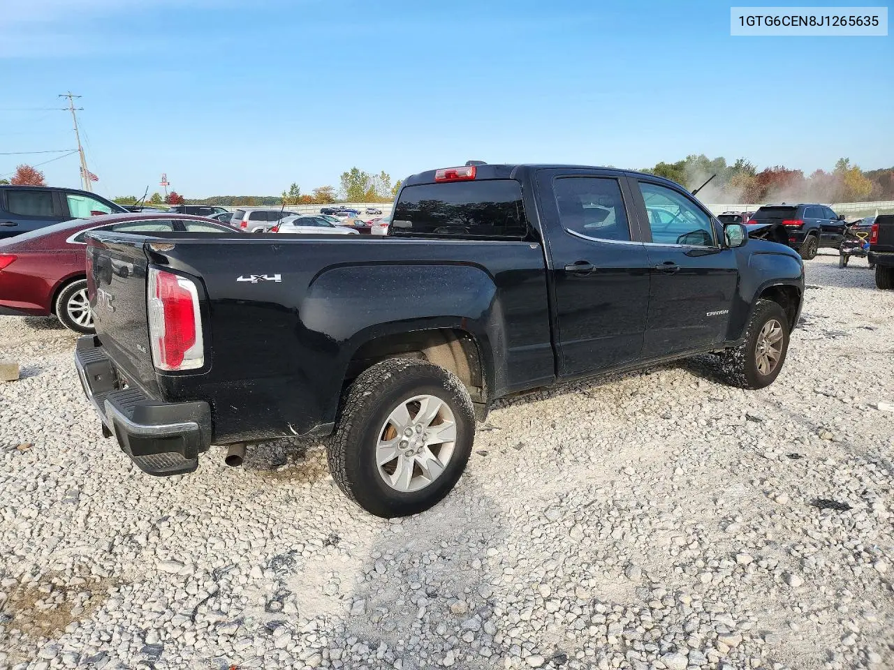 2018 GMC CANYON VIN 1GTG6CEN8J1265635 — фото 3