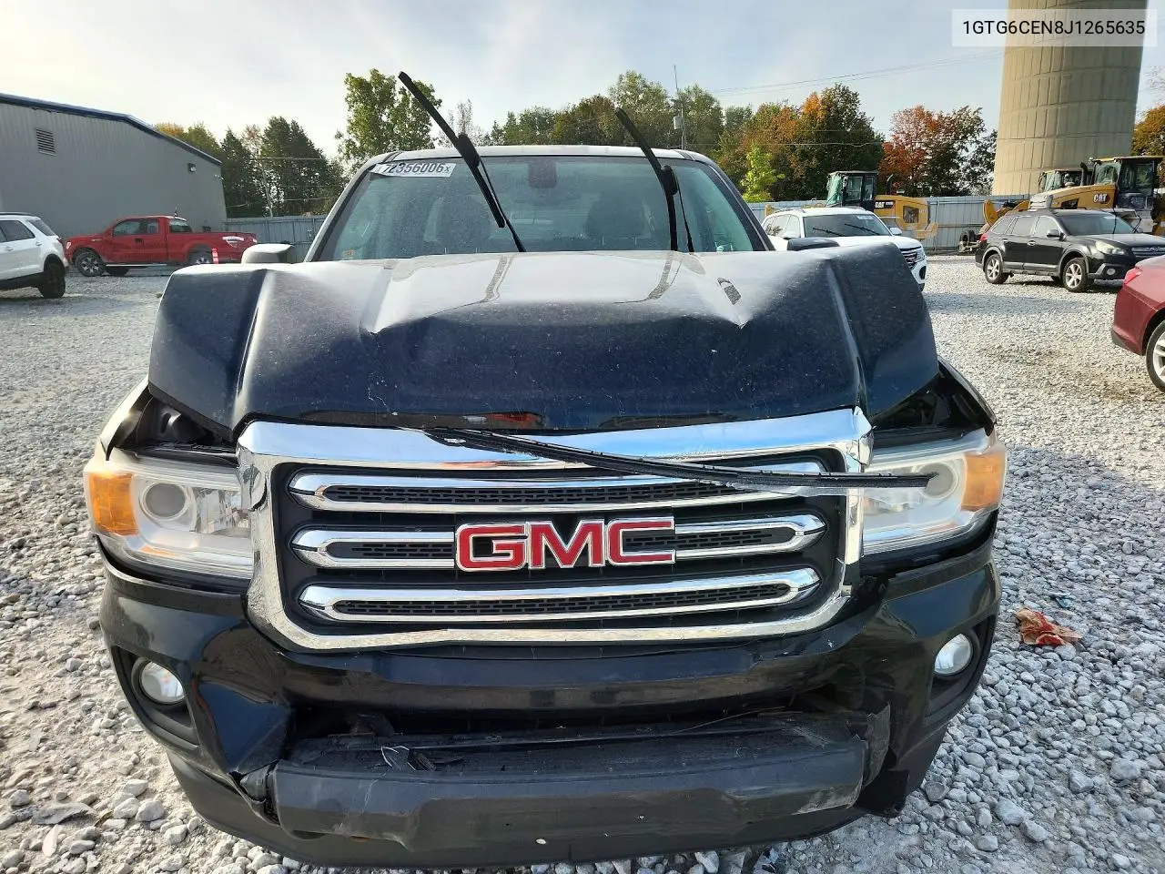 2018 GMC CANYON VIN 1GTG6CEN8J1265635 — фото 5