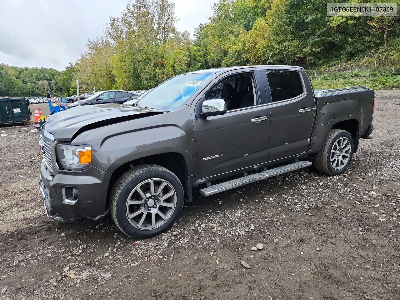GMC CANYON 2019, VIN 1GTG6EEN6K1107369