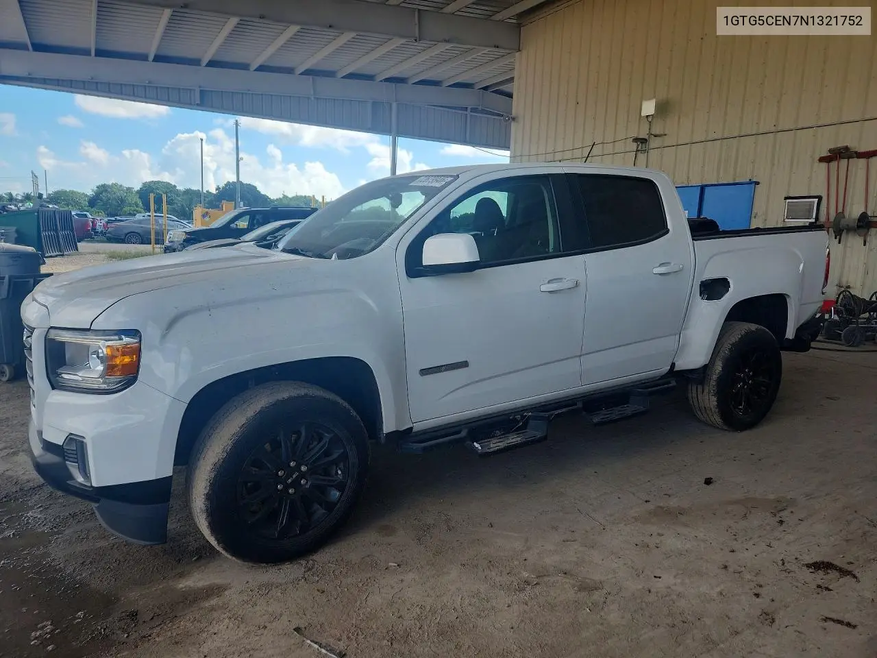 GMC CANYON 2022, VIN 1GTG5CEN7N1321752