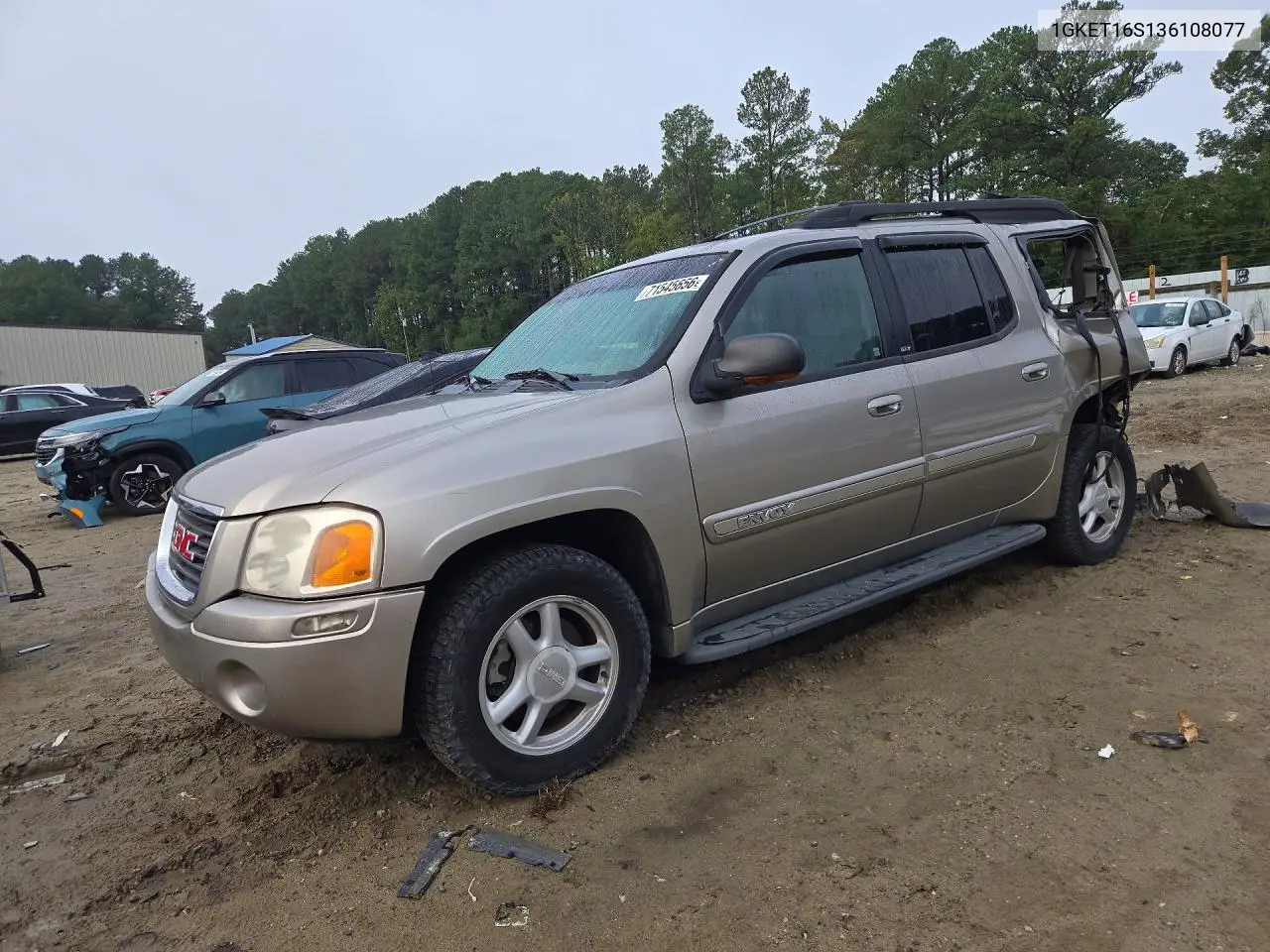 GMC ENVOY 2003, VIN 1GKET16S136108077