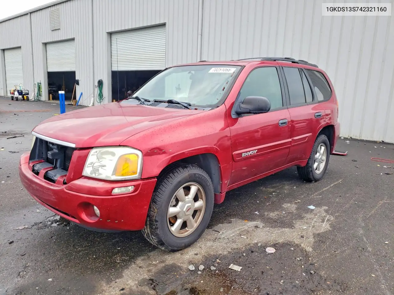 GMC ENVOY 2004, VIN 1GKDS13S742321160