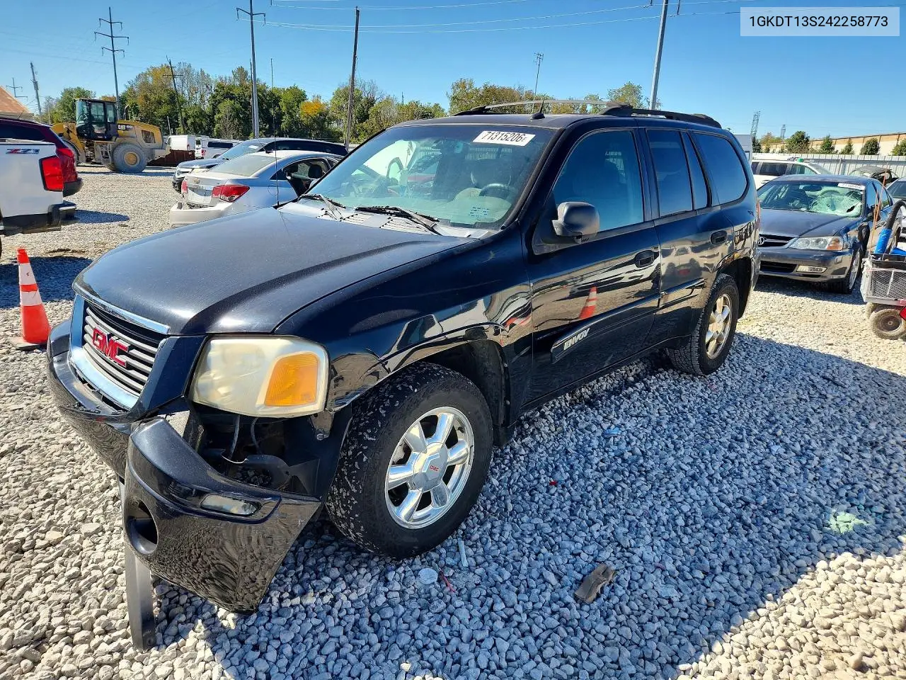 GMC ENVOY 2004, VIN 1GKDT13S242258773