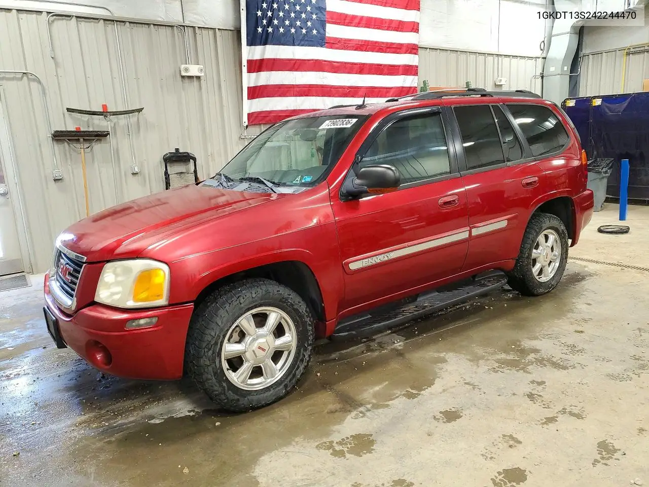 GMC ENVOY 2004, VIN 1GKDT13S242244470