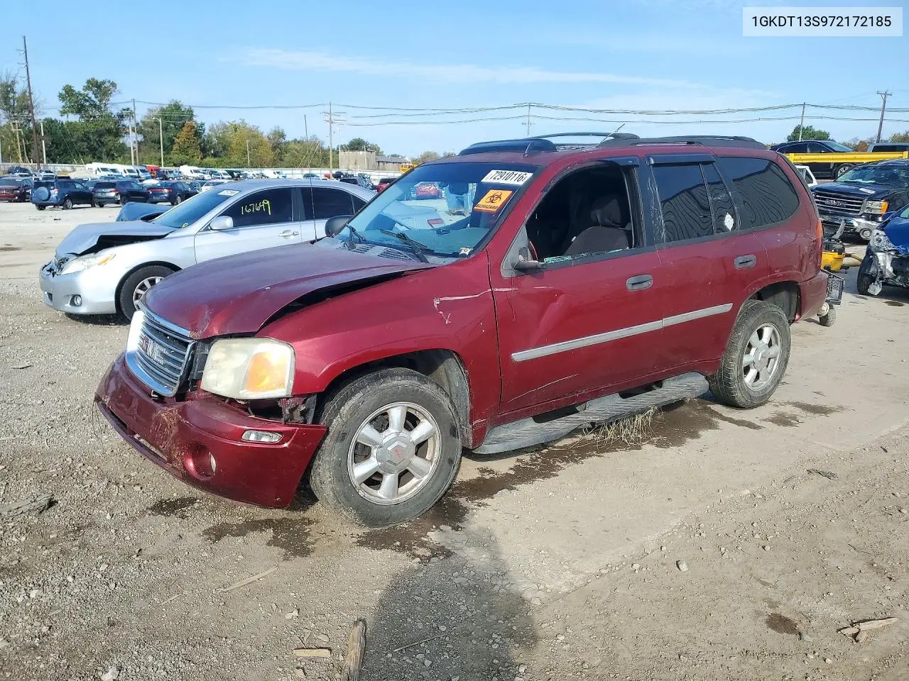 GMC ENVOY 2007, VIN 1GKDT13S972172185