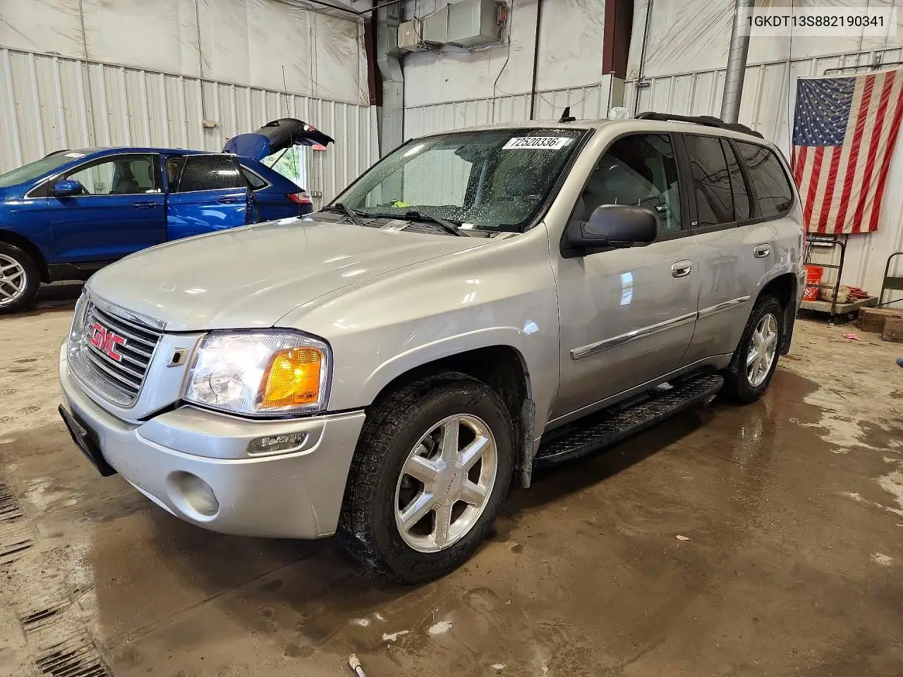 GMC ENVOY 2008, VIN 1GKDT13S882190341
