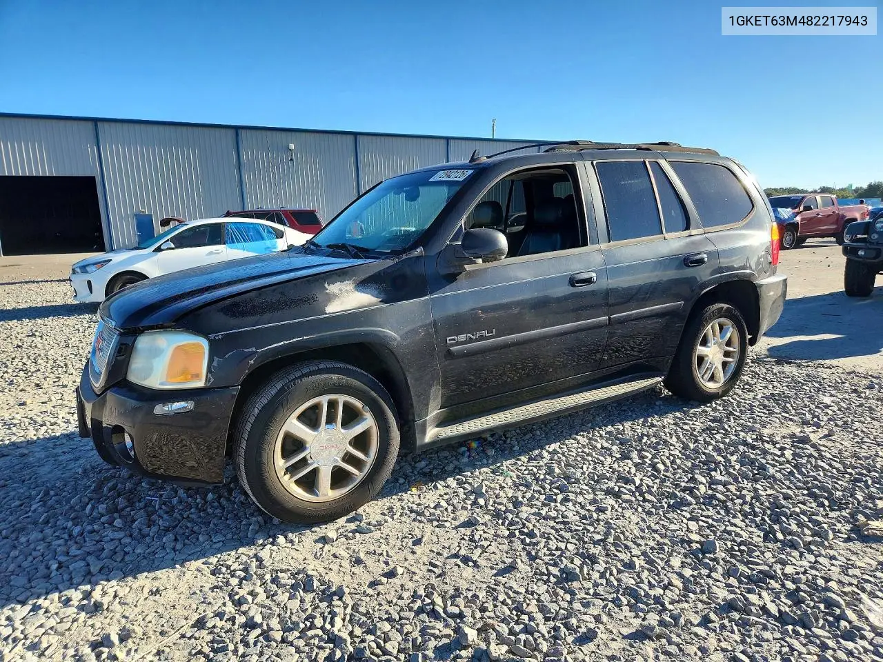 GMC ENVOY 2008, VIN 1GKET63M482217943