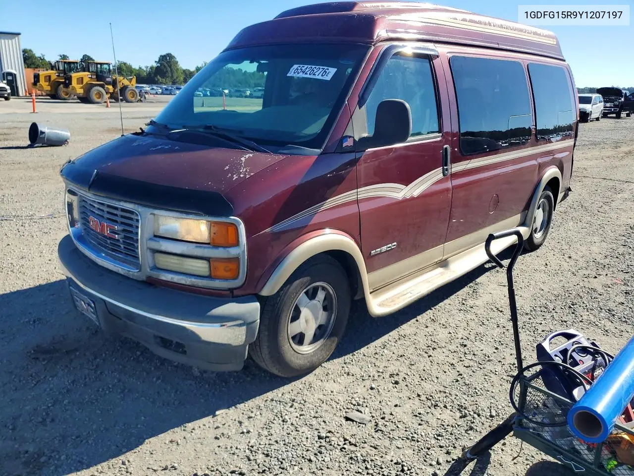 GMC SAVANA 2000, VIN 1GDFG15R9Y1207197