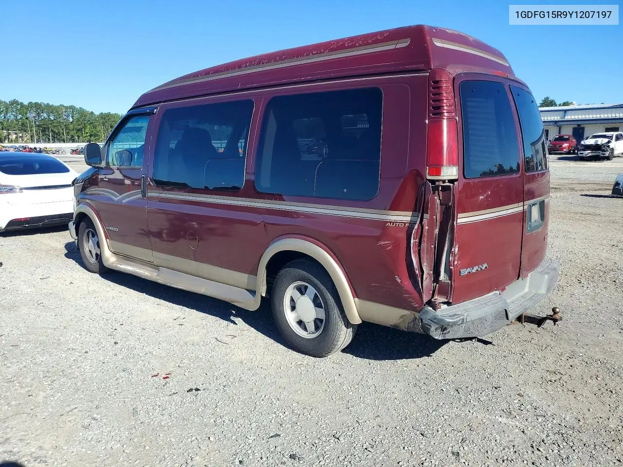 2000 GMC SAVANA VIN 1GDFG15R9Y1207197 — фото 2