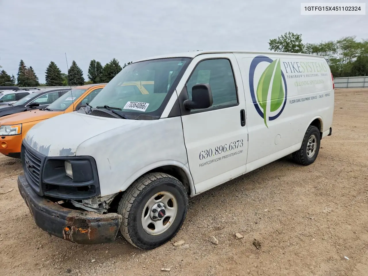 GMC SAVANA 2005, VIN 1GTFG15X451102324