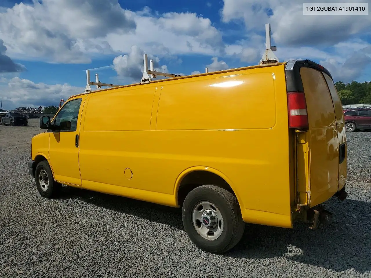 2010 GMC SAVANA VIN 1GT2GUBA1A1901410 — фото 2