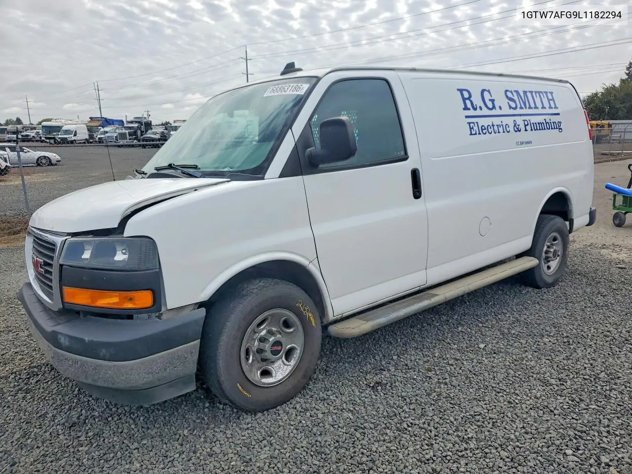 GMC SAVANA 2020, VIN 1GTW7AFG9L1182294