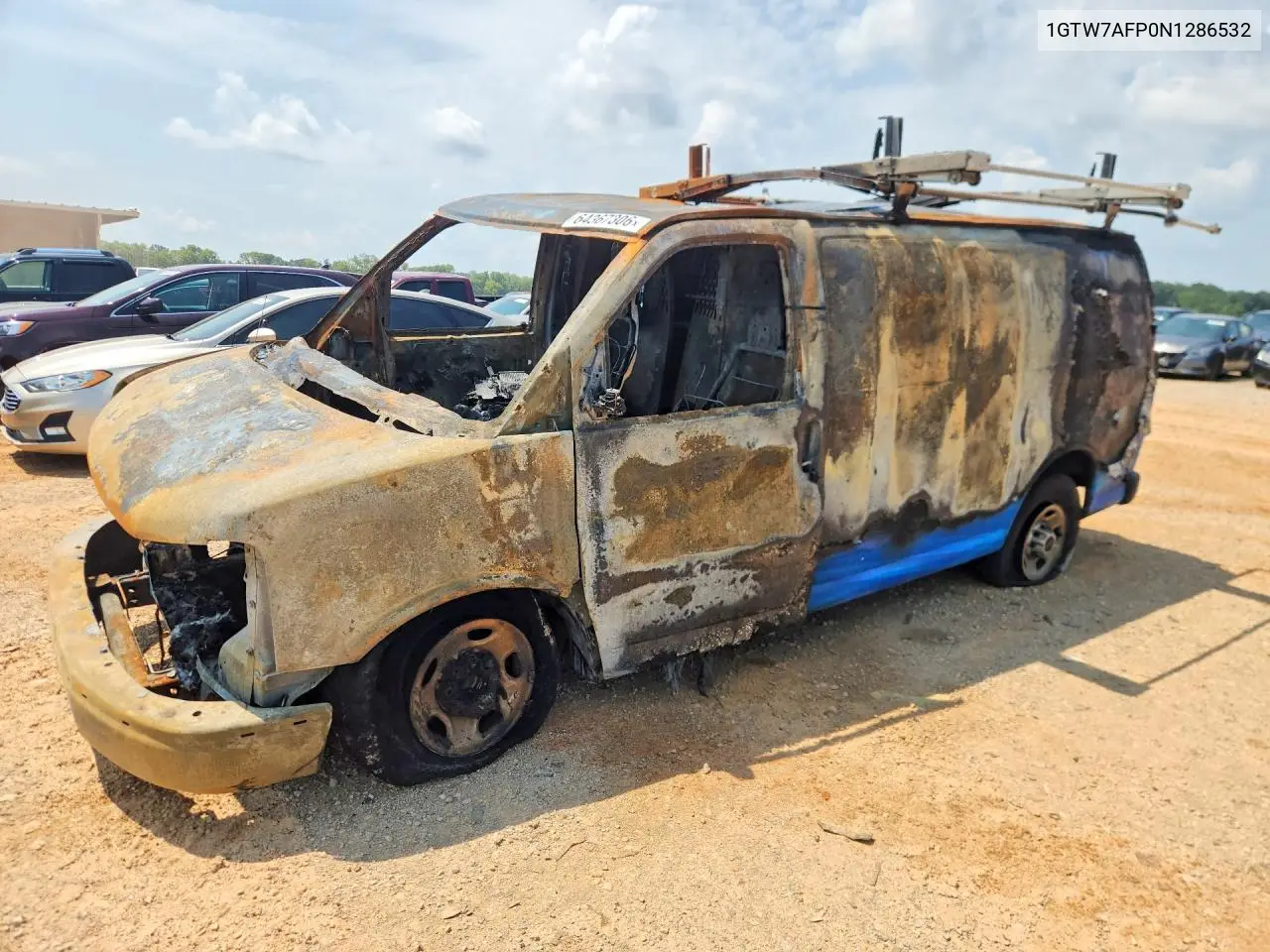 GMC SAVANA 2022, VIN 1GTW7AFP0N1286532
