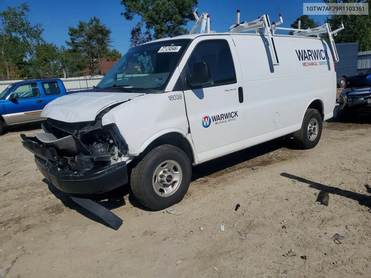 GMC SAVANA 2024, VIN 1GTW7AF79R1103361