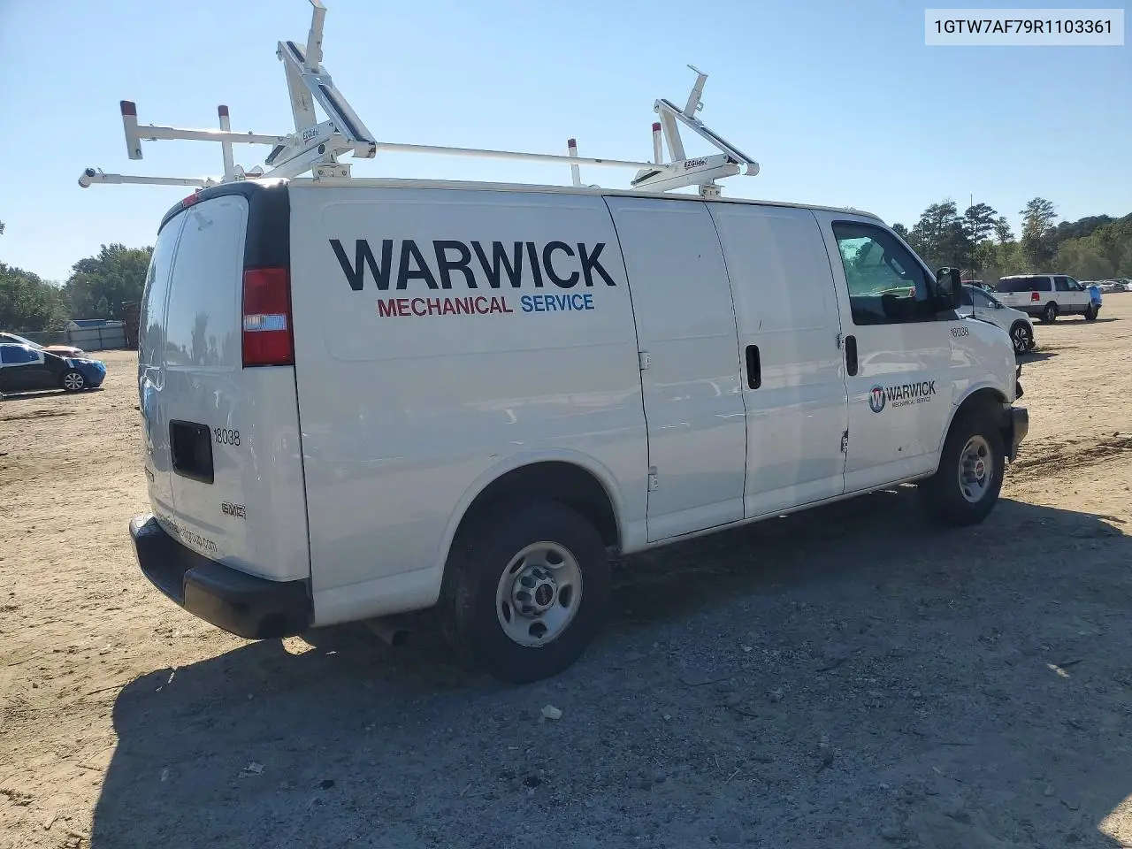 2024 GMC SAVANA VIN 1GTW7AF79R1103361 — фото 3