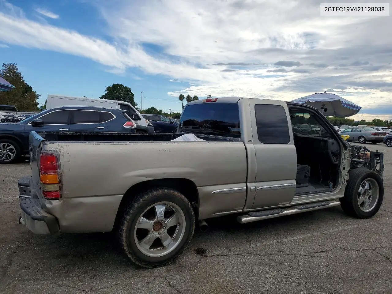 2002 GMC SIERRA VIN 2GTEC19V421128038 — фото 3