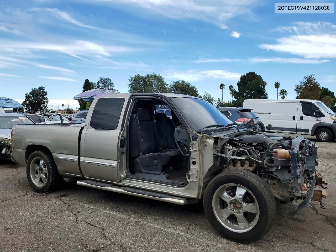 2002 GMC SIERRA VIN 2GTEC19V421128038 — фото 4