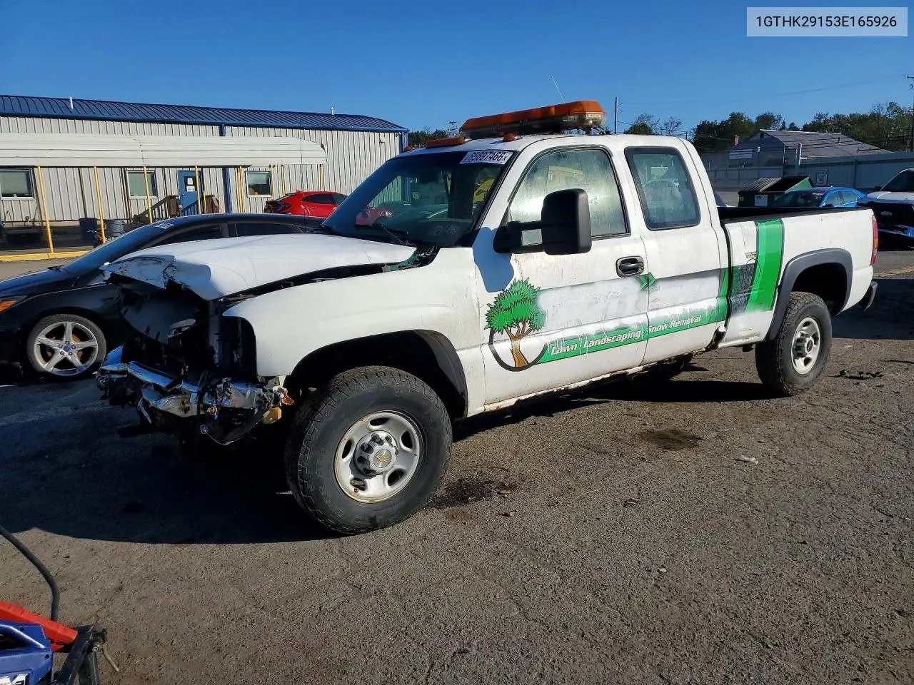 GMC SIERRA 2003, VIN 1GTHK29153E165926