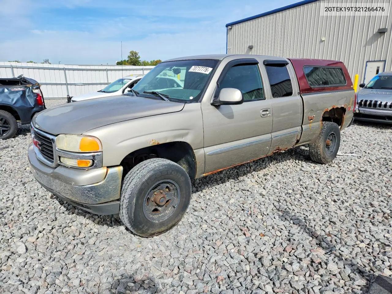 GMC SIERRA 2003, VIN 2GTEK19T321266476