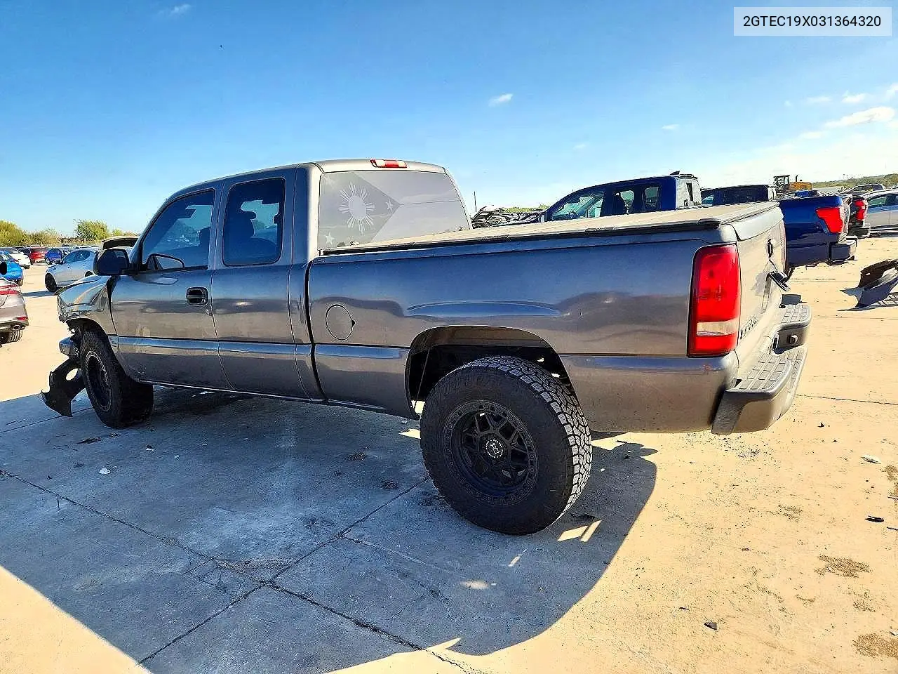 2003 GMC SIERRA VIN 2GTEC19X031364320 — фото 2