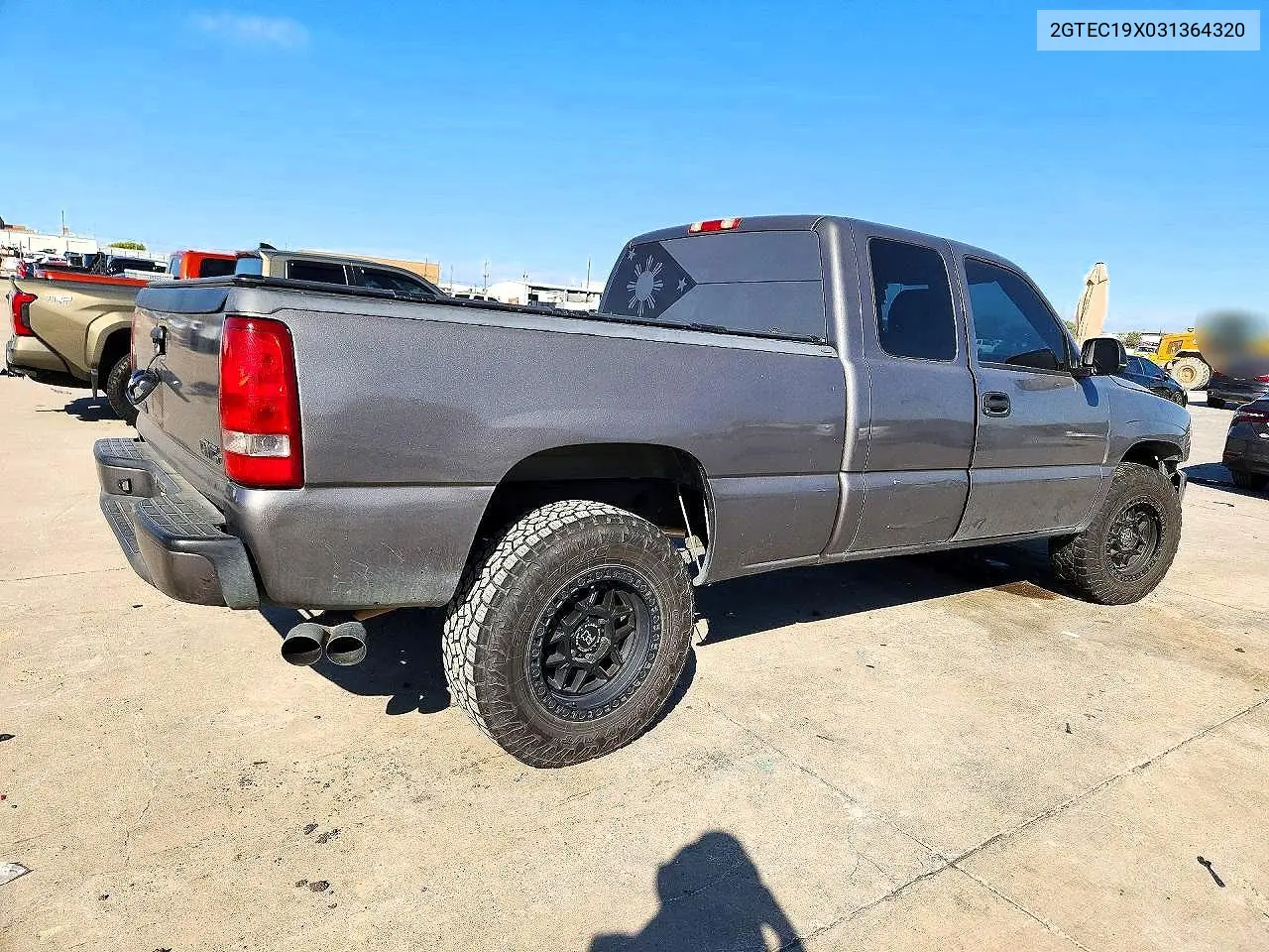 2003 GMC SIERRA VIN 2GTEC19X031364320 — фото 3
