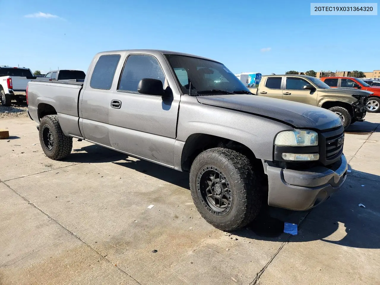 2003 GMC SIERRA VIN 2GTEC19X031364320 — фото 4