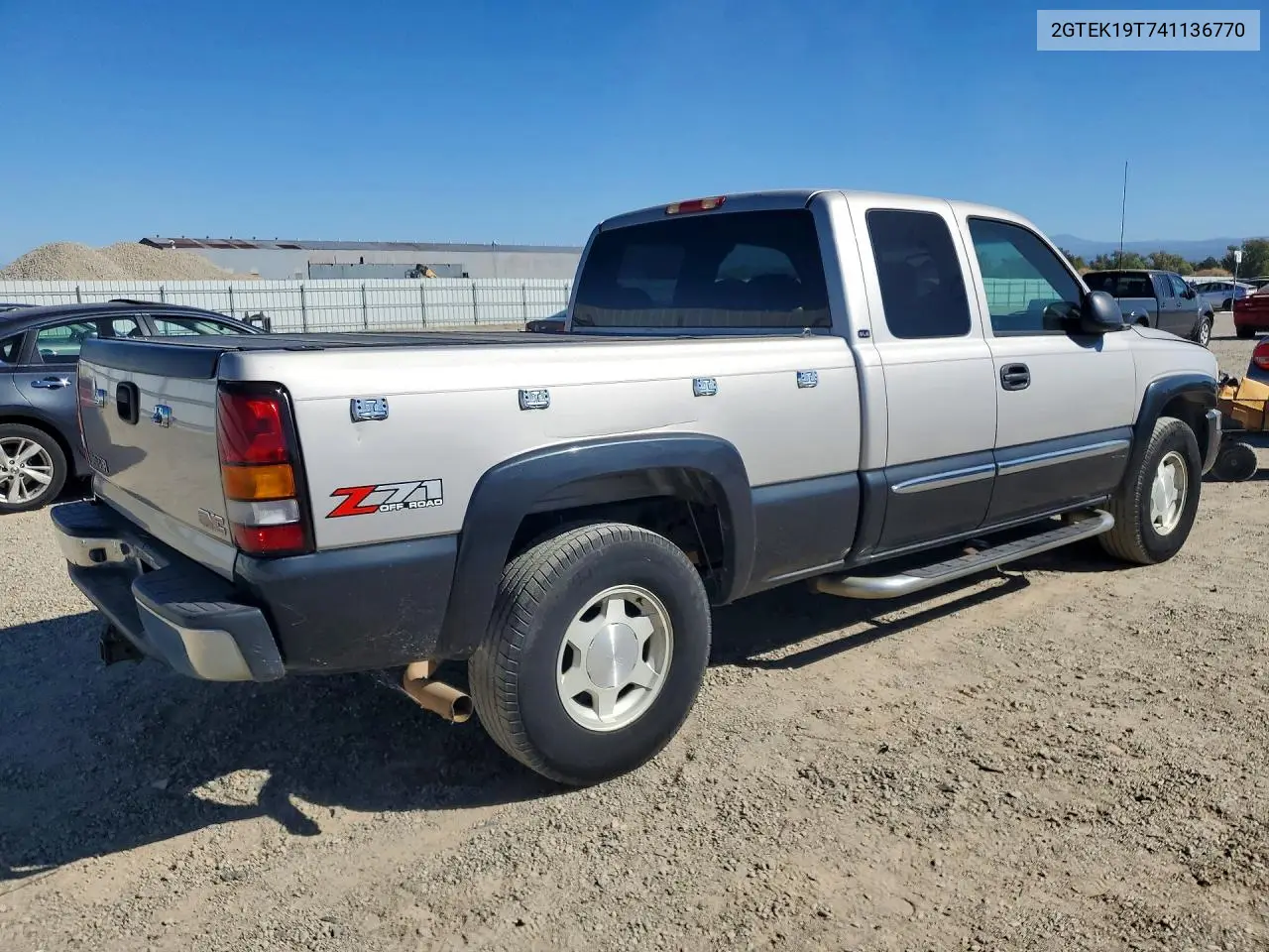 2004 GMC SIERRA VIN 2GTEK19T741136770 — фото 3