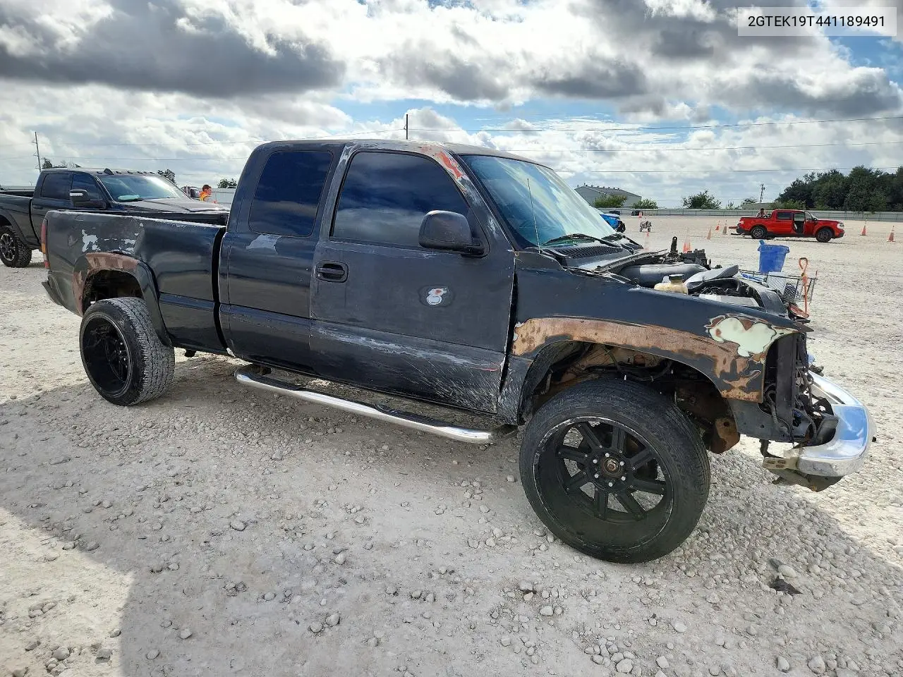 2004 GMC SIERRA VIN 2GTEK19T441189491 — фото 4