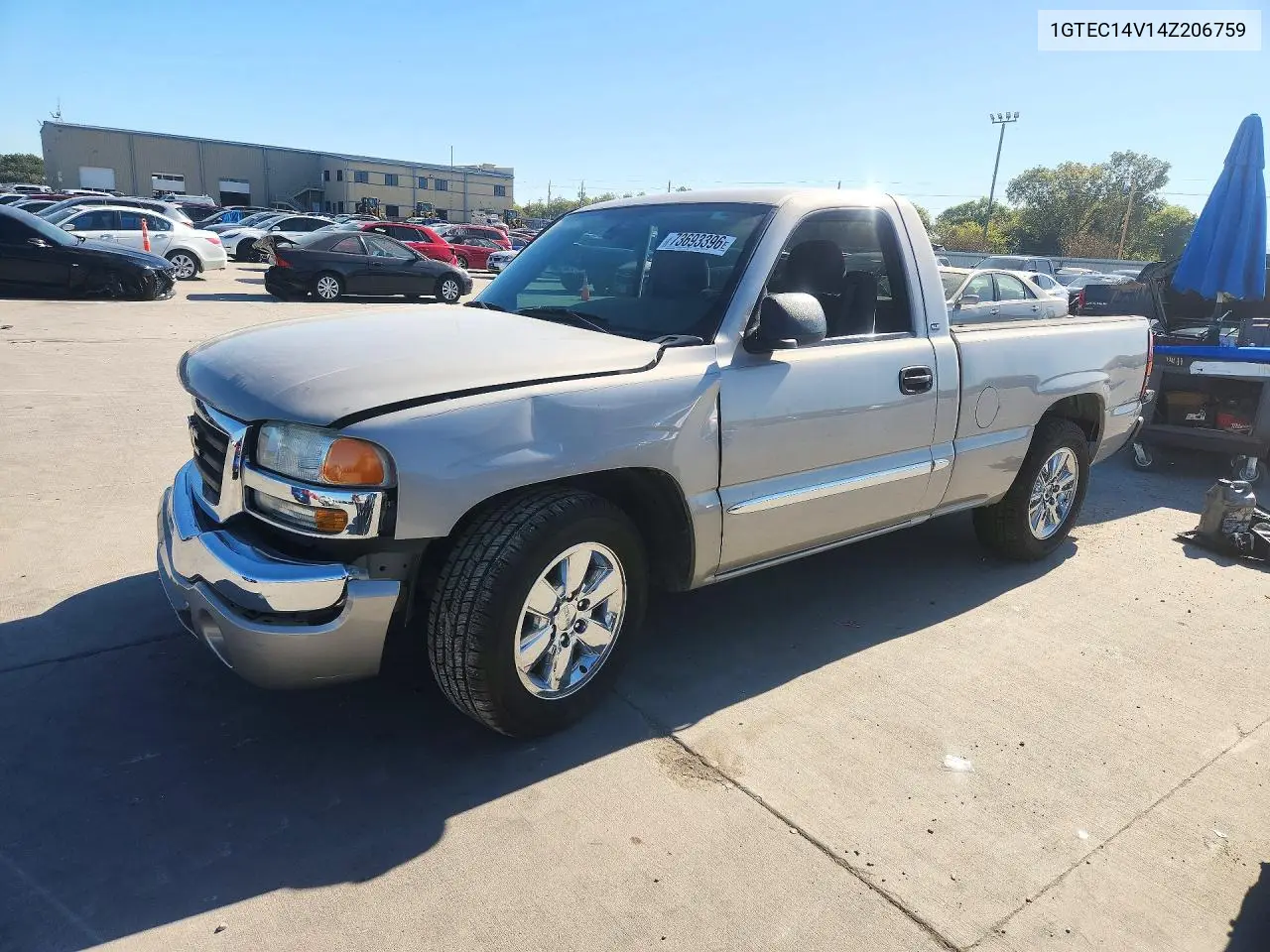 GMC SIERRA 2004, VIN 1GTEC14V14Z206759