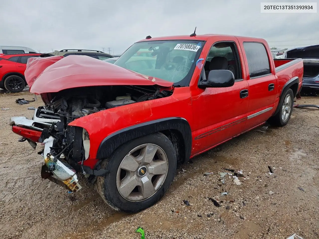 GMC SIERRA 2005, VIN 2GTEC13T351393934