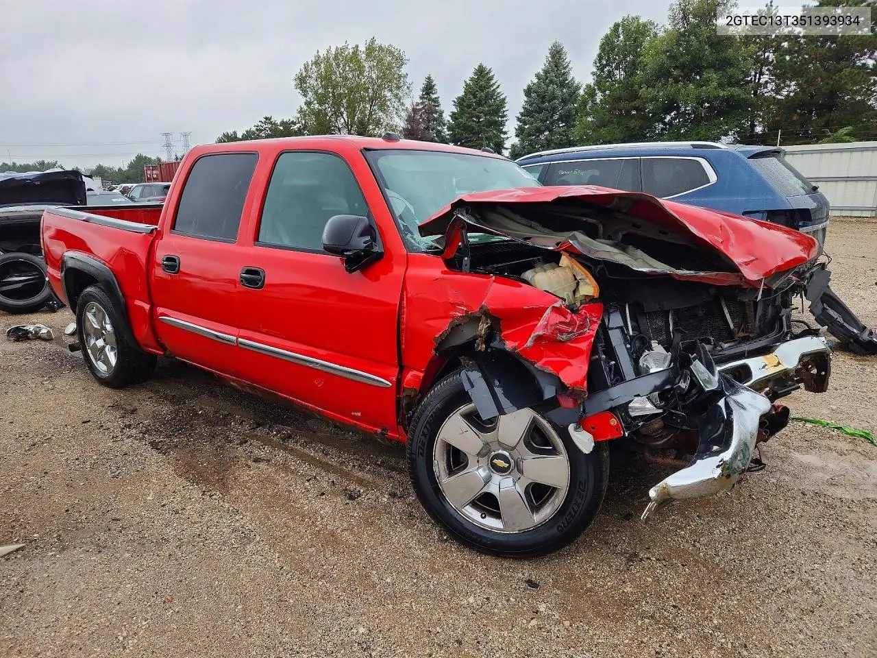2005 GMC SIERRA VIN 2GTEC13T351393934 — фото 4