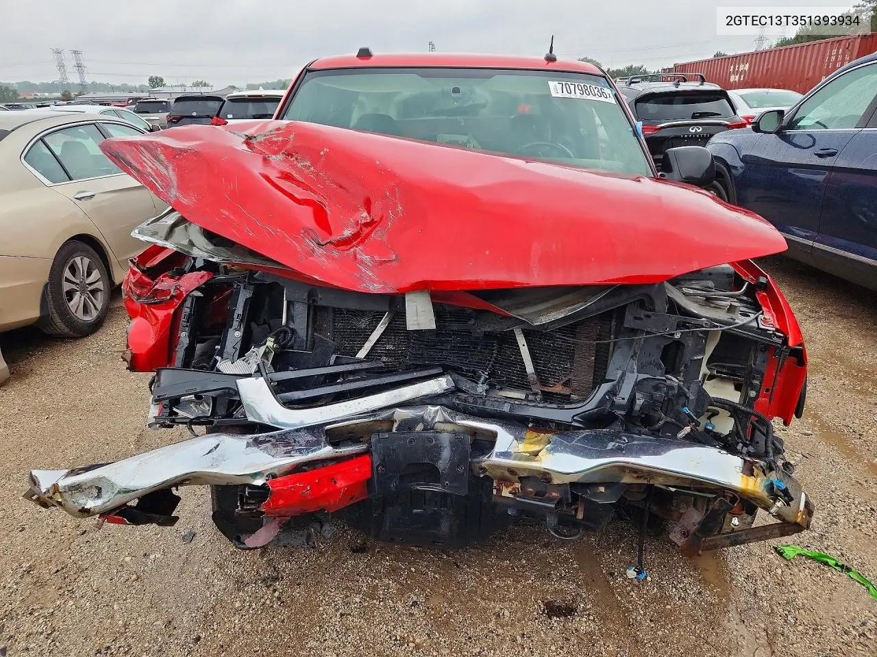 2005 GMC SIERRA VIN 2GTEC13T351393934 — фото 5