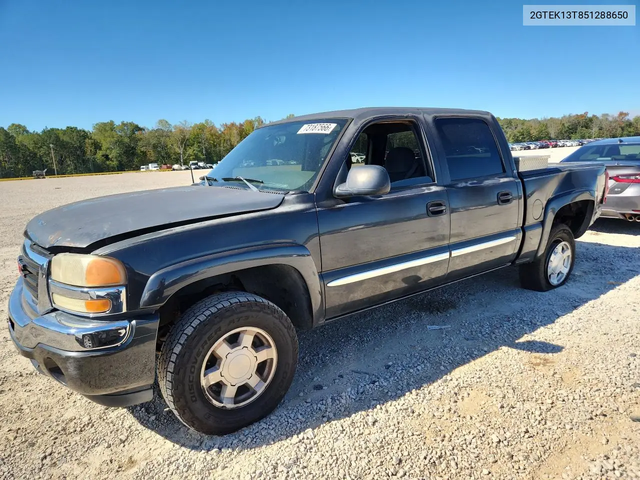 GMC SIERRA 2005, VIN 2GTEK13T851288650