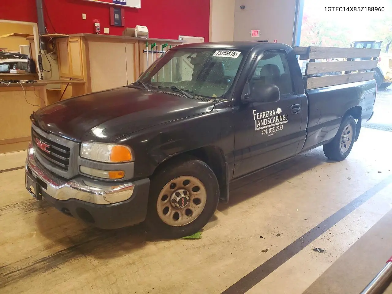 GMC SIERRA 2005, VIN 1GTEC14X85Z188960