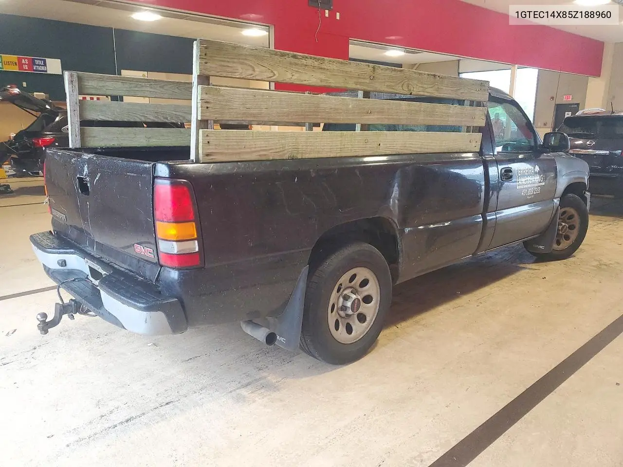 2005 GMC SIERRA VIN 1GTEC14X85Z188960 — фото 3