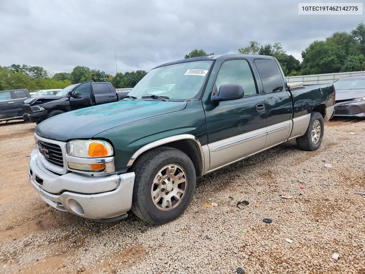 GMC SIERRA 2006, VIN 1GTEC19T46Z142775