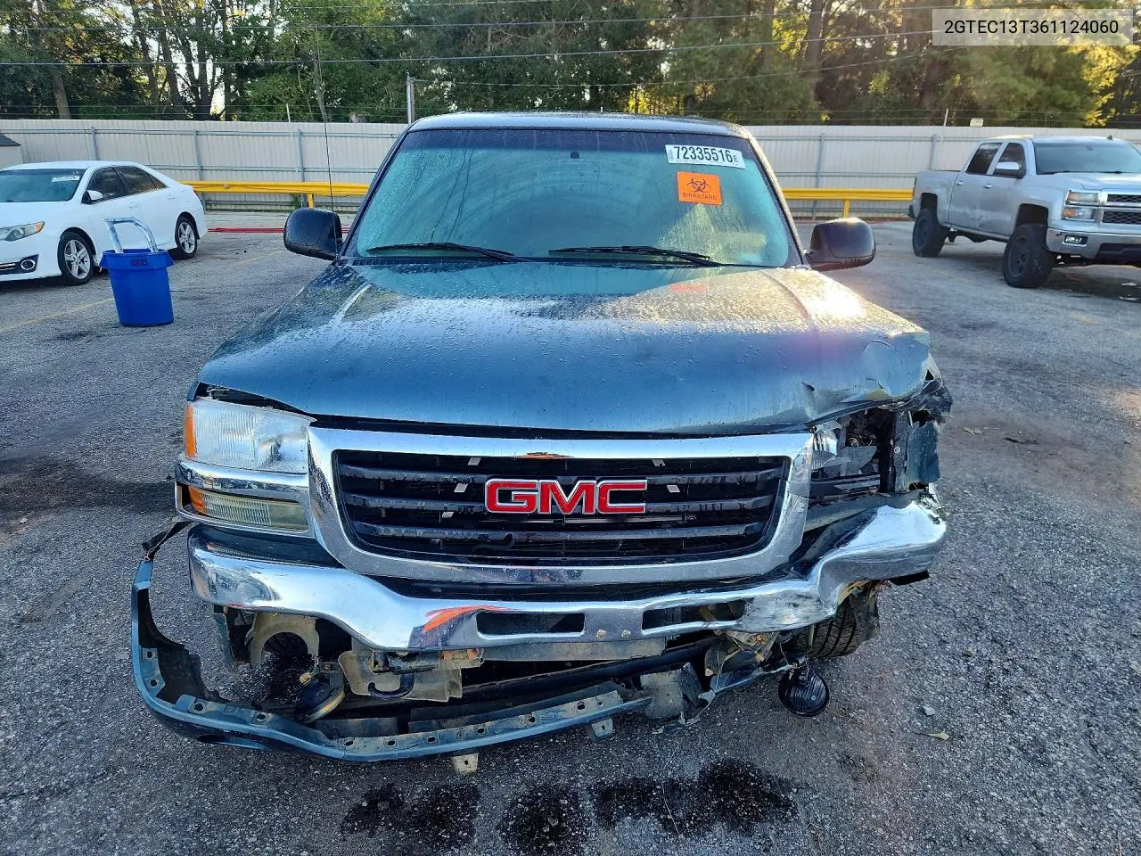 2006 GMC SIERRA VIN 2GTEC13T361124060 — фото 5